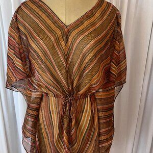 Ralph Lauren Chiffon Boho Tunic Top